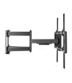 AISENS Soporte Pro Giratorio, Inclinable Y Nivelable Para Monitor/tv 120kg De 60-120, Negro