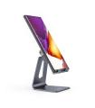 AISENS Soporte De Sobremesa Tamaño M Ajustable (1 Pivote) Para Movil   Tablet, Gris