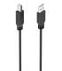 AISENS Cable USB 2.0 con Amplificador, Tipo A M-B M, Negro, 10m