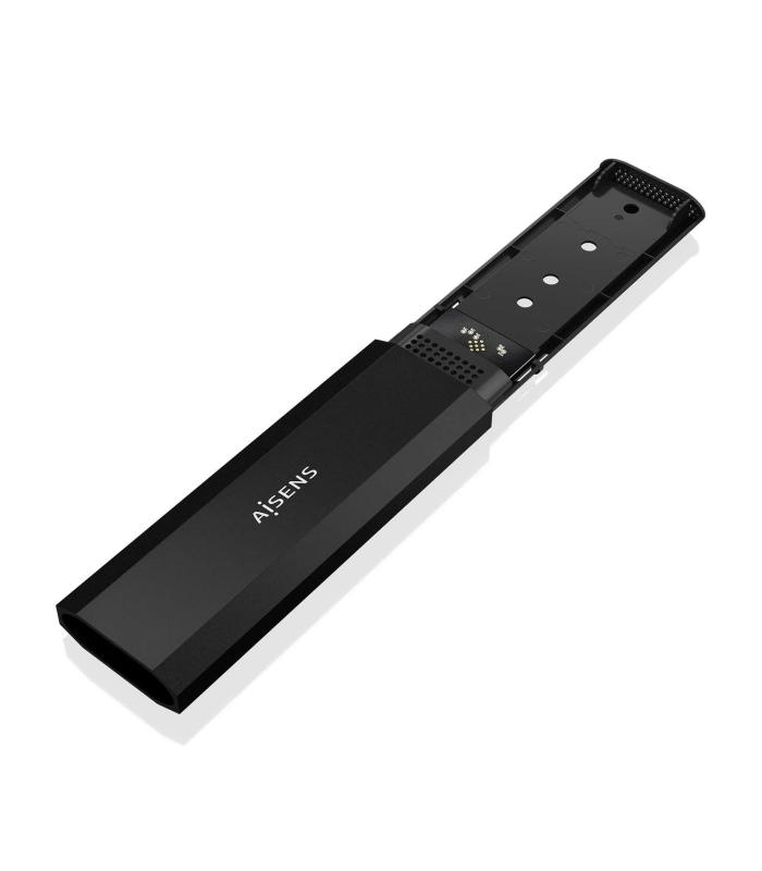 AISENS Caja Externa M.2 (NGFF) ASM2-028B NVMe a USB3.2 Gen2, Negra