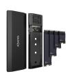 AISENS Caja Externa M.2 (NGFF) ASM2-028B NVMe a USB3.2 Gen2, Negra