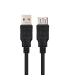 Nanocable CABLE USB 2.0, TIPO A M-A H, NEGRO, 3.0 M