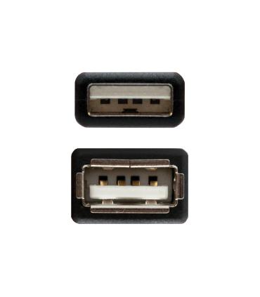 Nanocable CABLE USB 2.0, TIPO A M-A H, NEGRO, 3.0 M