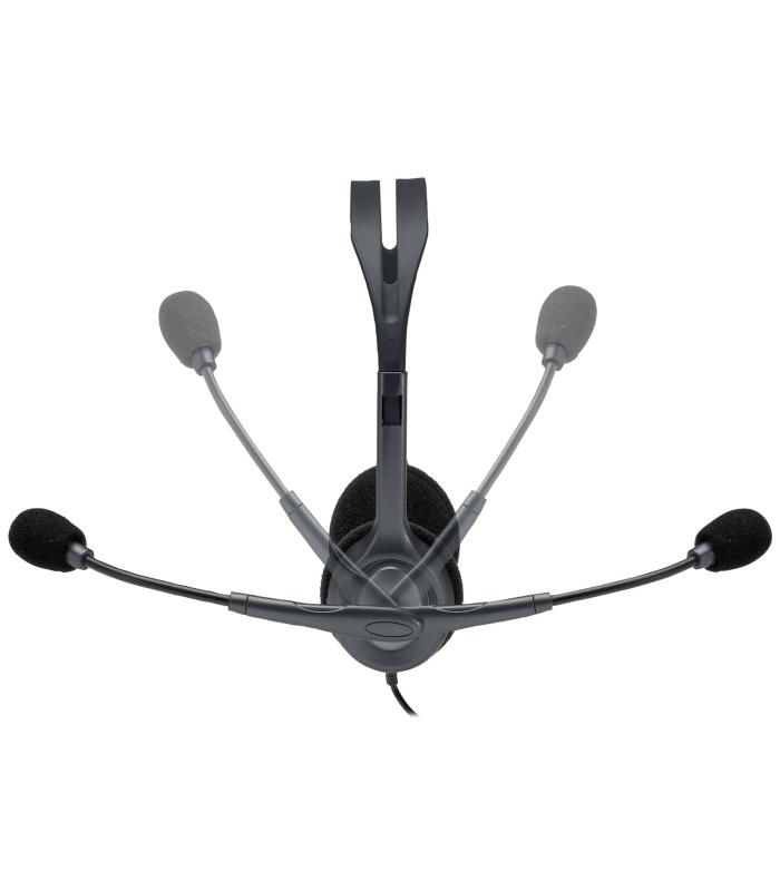 Logitech H111 Auriculares Alámbrico Diadema Oficina Centro de llamadas Gris