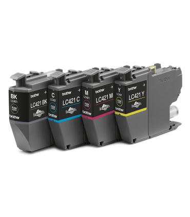 Brother LC-421VAL PagePack 4 pieza(s) Original Rendimiento estándar Negro, Cian, Magenta, Amarillo