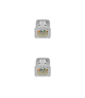 Nanocable Cable de red latiguillo RJ45 LSZH Cat.6A UTP AWG24, Gris, 10 m