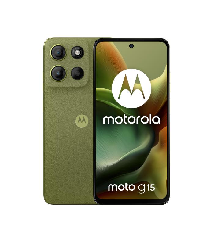 Motorola moto g15 17,1 cm (6.72") SIM doble Android 15 4G USB Tipo C 8 GB 256 GB 5200 mAh Verde
