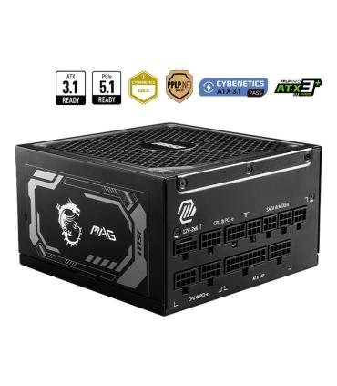 MSI MAG A1250GL PCIE5 unidad de fuente de alimentación 1250 W 24-pin ATX 1U Negro
