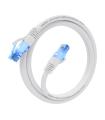 AISENS Cable De Red Latiguillo RJ45 Cat.6 UTP AWG26 CCA, Blanco, 1.0 m