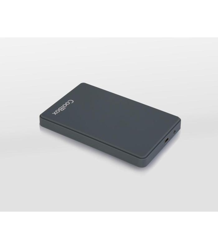 CoolBox SlimColor 2543 Carcasa de disco duro SSD Gris 2.5"