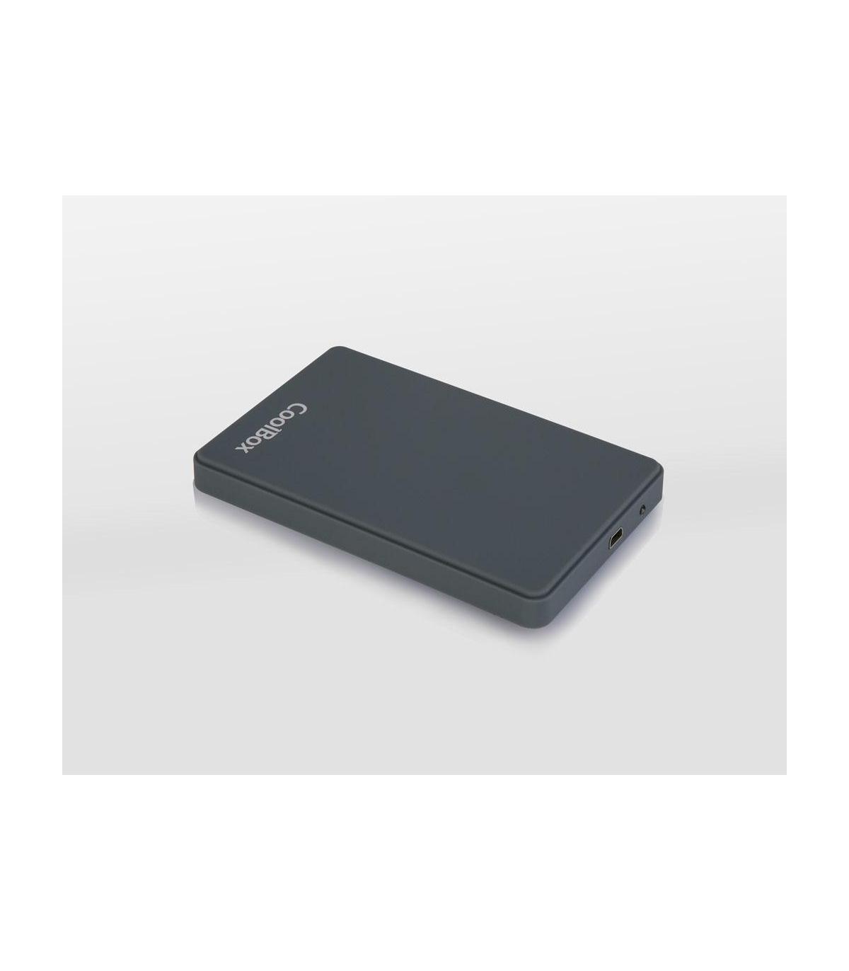 CoolBox SlimColor 2543 Carcasa de disco duro SSD Gris 2.5"