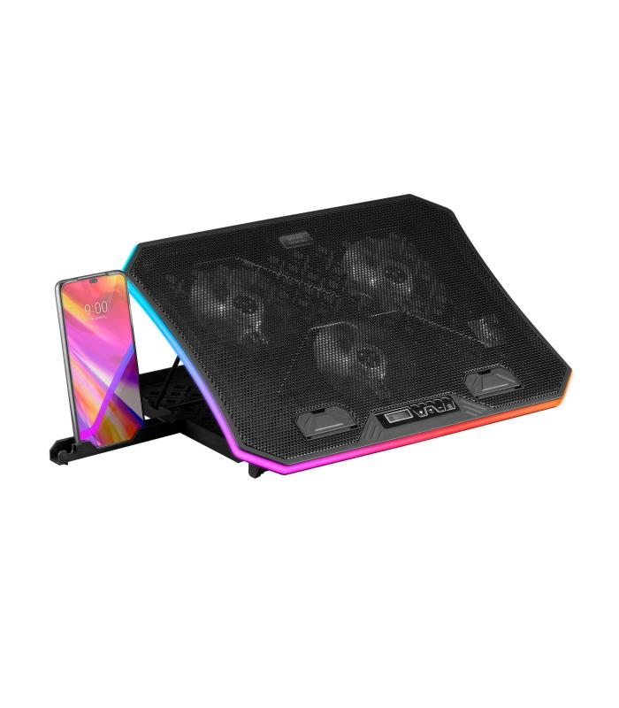 MARS GAMING Base Refrig. Portatil 19" +sopor Movil