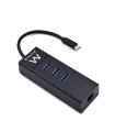 Ewent EW1141 base para portátil y replicador de puertos USB 3.2 Gen 1 (3.1 Gen 1) Type-C Negro