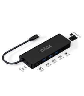 Nilox Dock Usb C 8 En 1 Negro