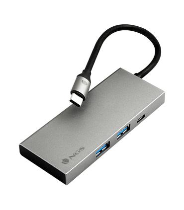 NGS Adaptador Multipuerto USB C Ultraligero 3.0 PD