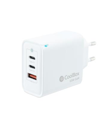 CoolBox Cargador USB 65W con tecnología GaN