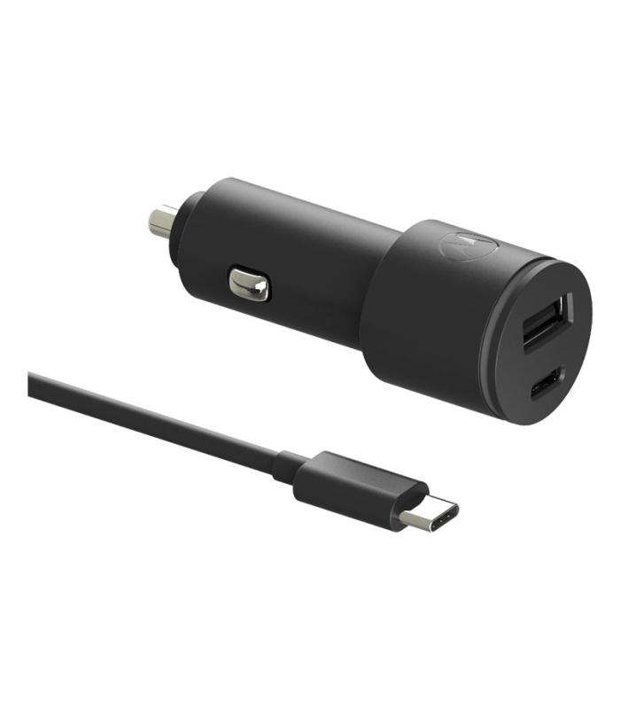 Motorola SJV102-EU cargador de dispositivo móvil Universal Negro Encendedor de cigarrillos Carga rápida Auto