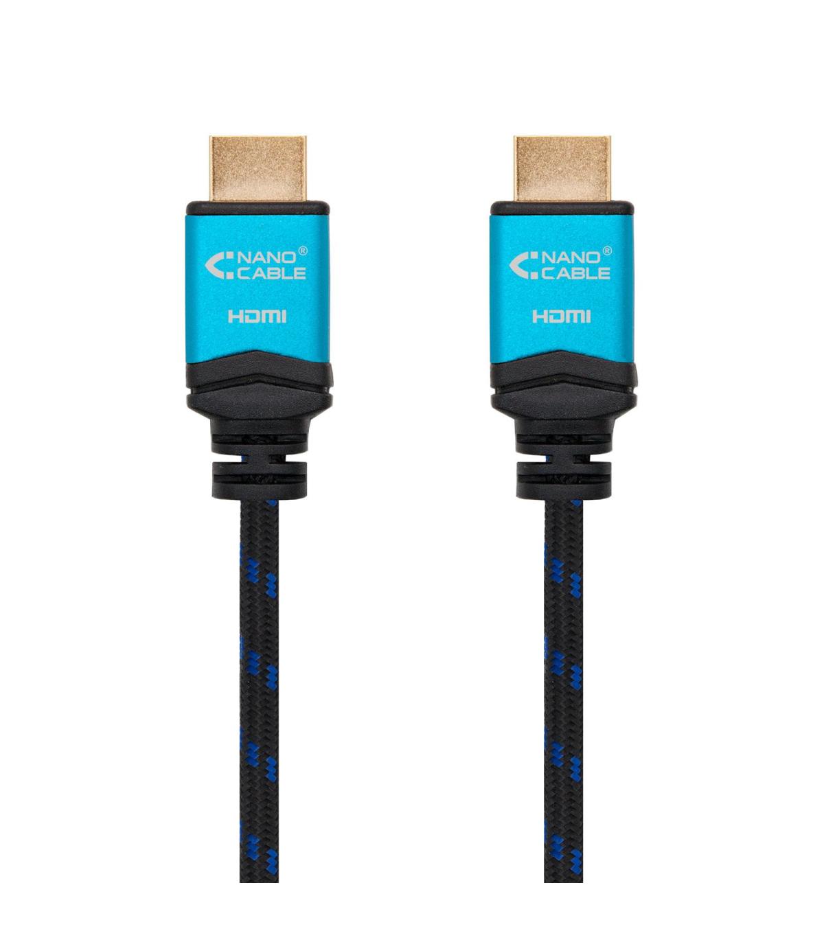 Nanocable Cable HDMI V2.0 4K@60GHz 18 Gbps A M-A M, negro, 5.0 m.