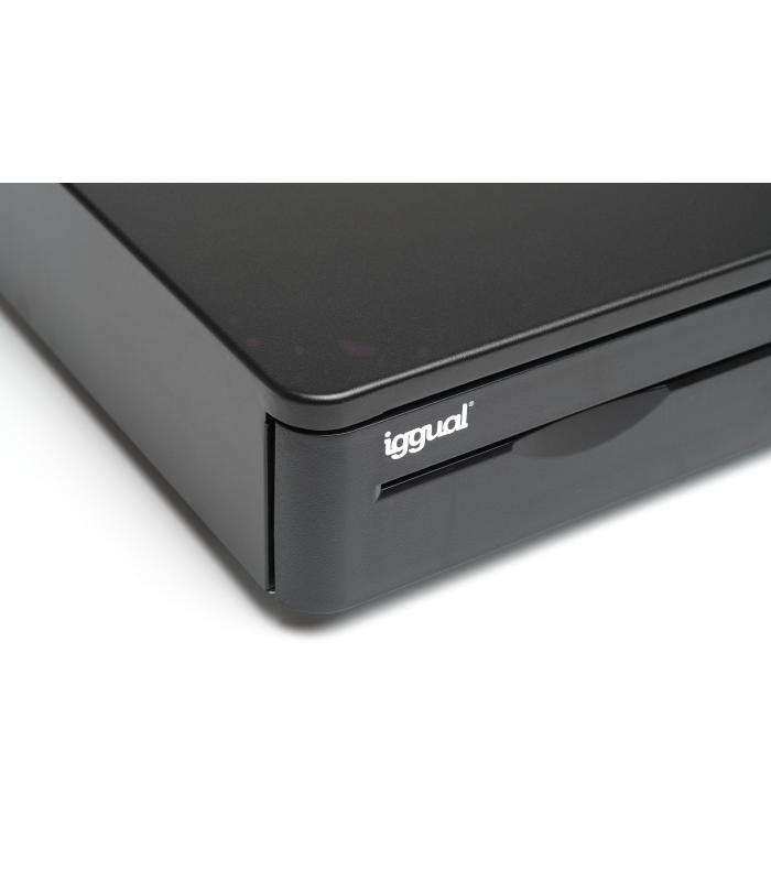 iggual Cajón Portamonedas IRON-10R 38cm 4+5 negro