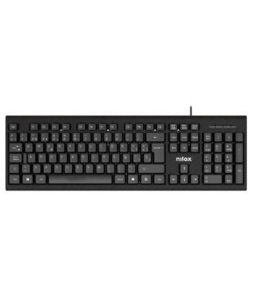 NILOX Kit Teclado+raton NXKME0011 Usb NEgro
