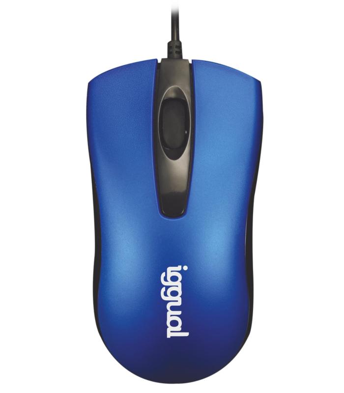iggual IGG317631 ratón Oficina Ambidextro USB tipo A 1200 DPI