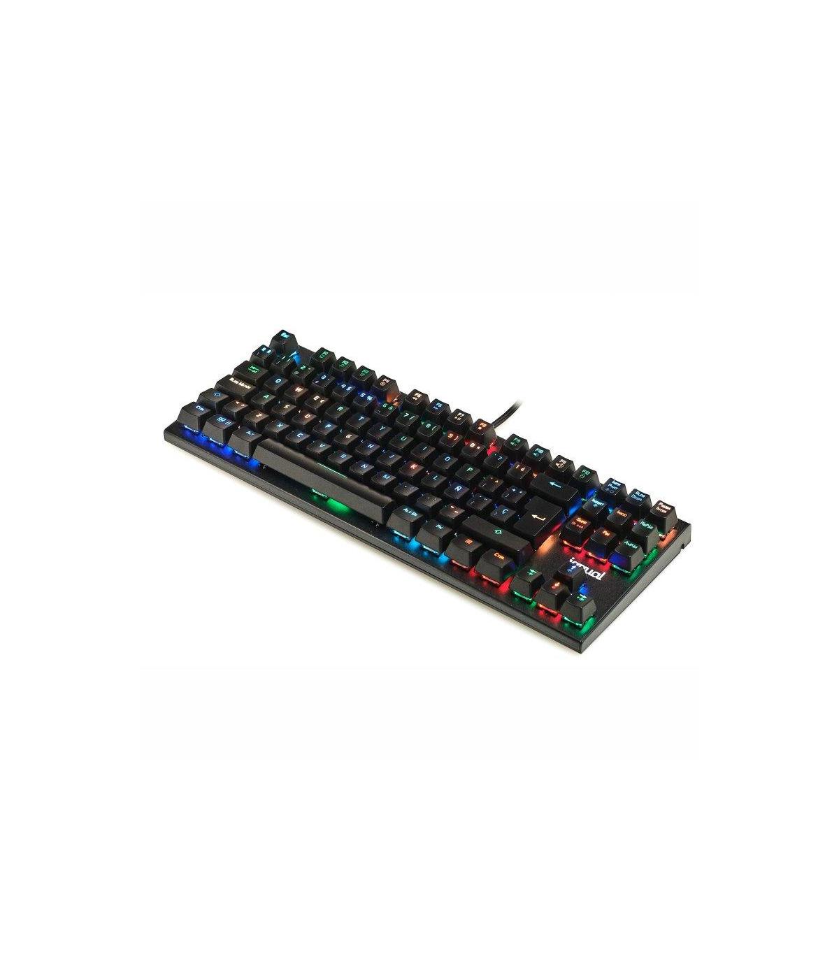 iggual Teclado gaming TKL mecánico ONYX RGB negro