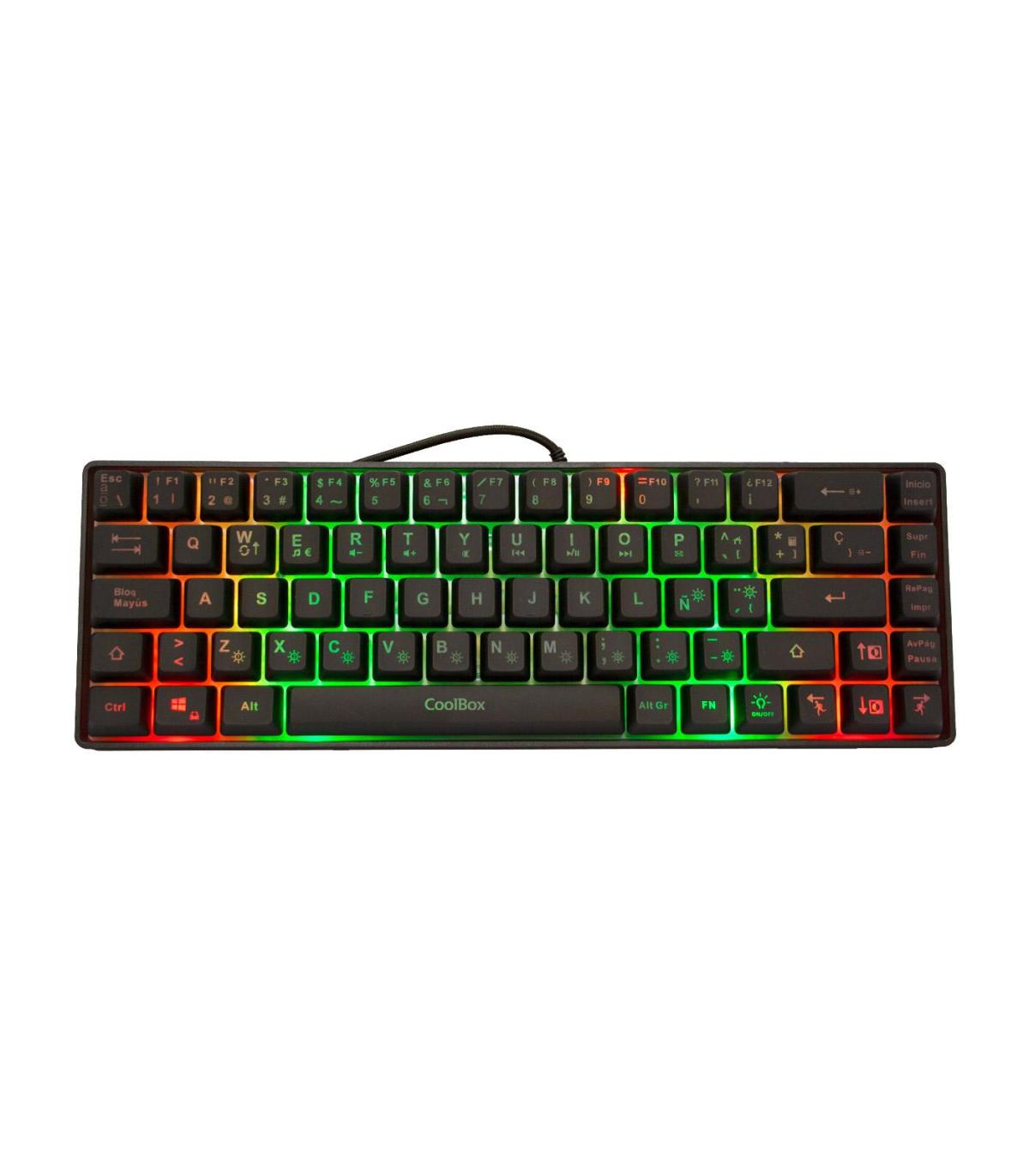 Deep Gaming mini TM065 teclado Juego USB QWERTY Español Negro