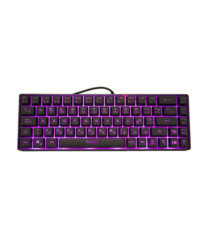 Deep Gaming mini TM065 teclado Juego USB QWERTY Español Negro