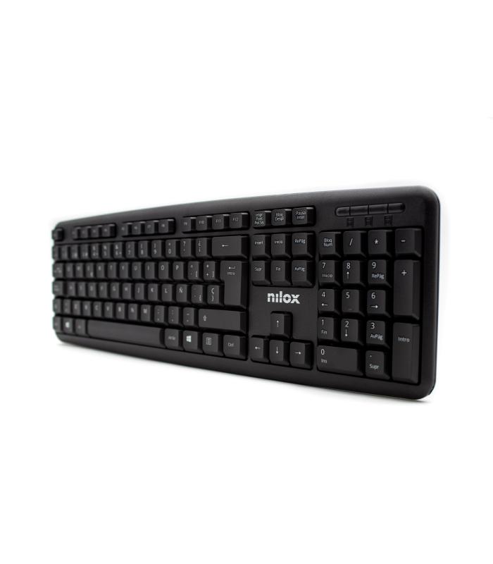 Nilox Teclado Compacto NXKBE000002 Usb Negro