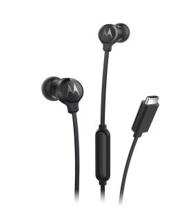 Motorola EARBUDS3CS auricular y casco Auriculares Alámbrico Dentro de oído Llamadas Música USB Tipo C Negro