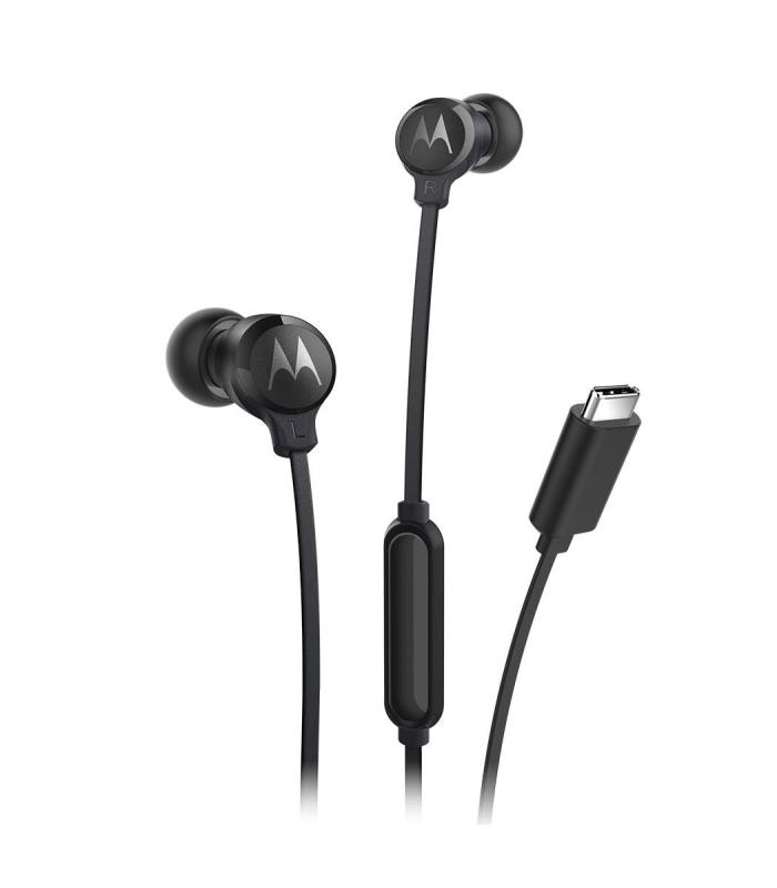 Motorola EARBUDS3CS auricular y casco Auriculares Alámbrico Dentro de oído Llamadas Música USB Tipo C Negro