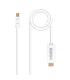 Nanocable Cable conversor Mini DP a HDMI, Mini DP M - HDMI M, Blanco, 2.0 M