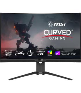 MSI MONITOR MPG 275CQRXF. 27" RAPID VA CURVO 1500R. 2560X1440 . 240HZ. NEGRO