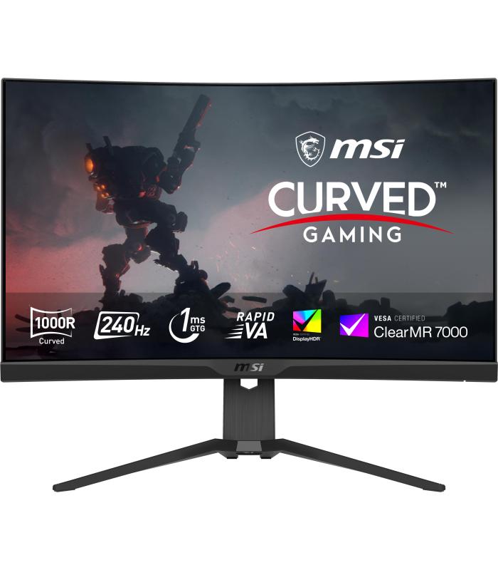 MSI MONITOR MPG 275CQRXF. 27" RAPID VA CURVO 1500R. 2560X1440 . 240HZ. NEGRO