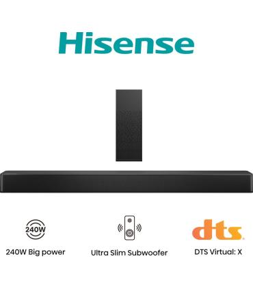 Hisense HS2100 altavoz soundbar Negro 2.1 canales 240 W