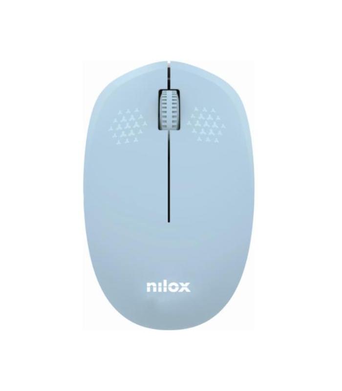 Nilox Ratn Wireless, 1000 DPI, 3 Botones, Azul