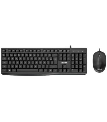 Nilox Teclado Y Raton Usb NXKME0012 Negro