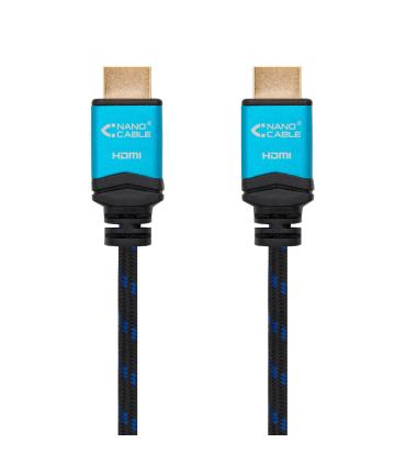 Nanocable Cable HDMI V2.0 4K@60GHz 18 Gbps A M-A M, negro, 1.5 m.