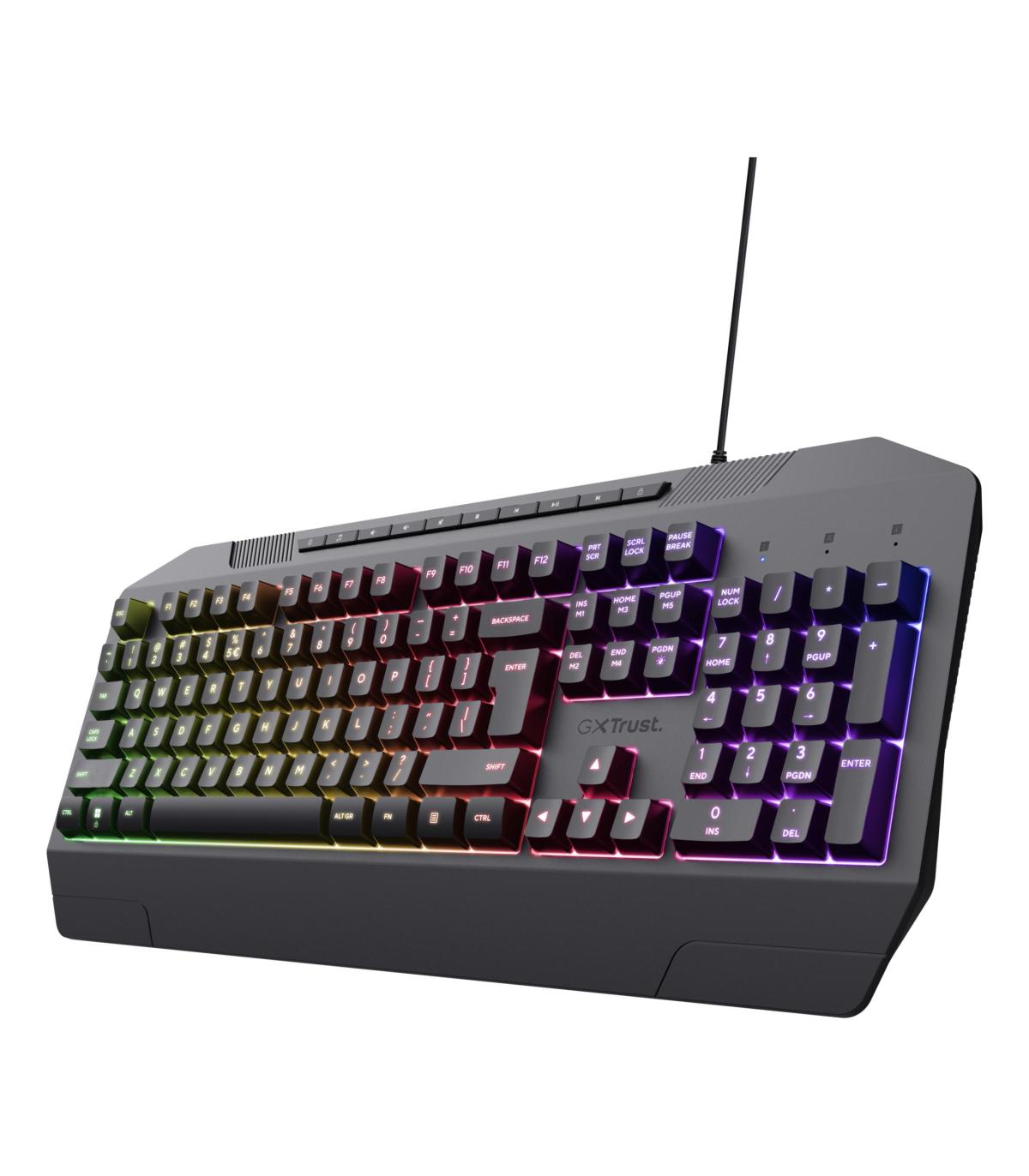 TRUST TECLADO GAMING ILUMINADO GXT836 EVOCX ES (24998)