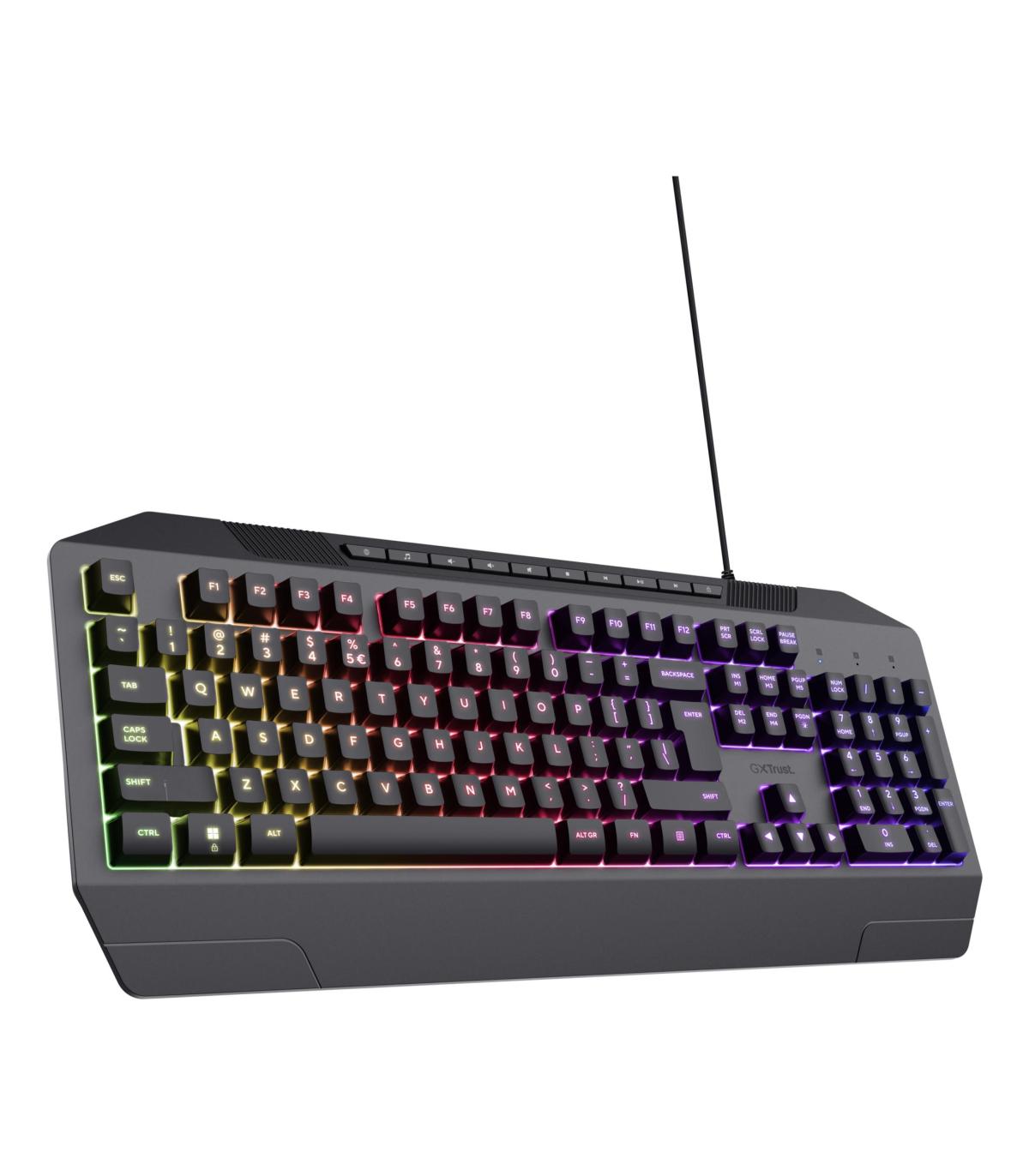 TRUST TECLADO GAMING ILUMINADO GXT836 EVOCX ES (24998)
