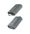 AISENS Adaptador Conversor Aluminio USB-C a HDMU 4K@60Hz, USB-C M-HDMI H, Gris