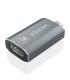 AISENS Adaptador Conversor Aluminio USB-C a HDMU 4K@60Hz, USB-C M-HDMI H, Gris