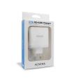 AISENS Cargador 57 W, 1x USB-C PD3.0 45 W, 1x USB-A 5 V / 2.4 A 12 W, Blanco