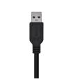 AISENS Cable USB 3.0, Tipo A M-A M, Negro, 2.0m