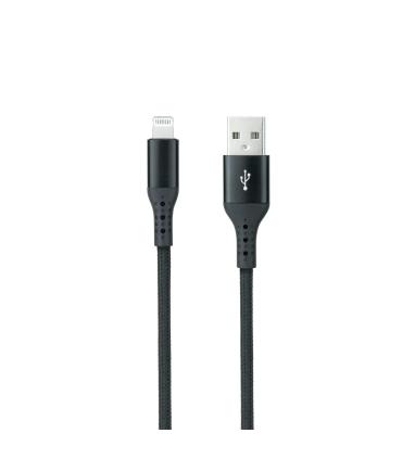 Nanocable Cable Lightning a USB 2.0, Lightning M -USB A M, Negro, 1 m