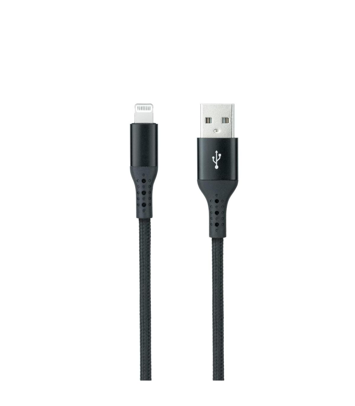 Nanocable Cable Lightning a USB 2.0, Lightning M -USB A M, Negro, 1 m