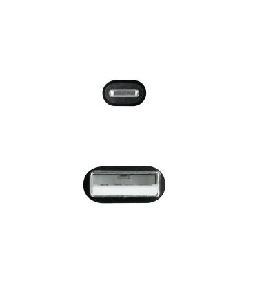 Nanocable Cable Lightning a USB 2.0, Lightning M -USB A M, Negro, 1 m