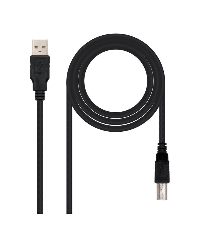 Nanocable CABLE USB 2.0 IMPRESORA, TIPO A M-B M, NEGRO, 4.5 M