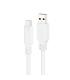 Nanocable Cable USB 3.1, Gen2 10 Gbps 3A, tipo USB-C M-A M, Blanco, 0.5 m