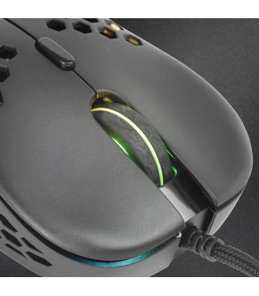 Mars Gaming Raton Gaming Ligero RGB Negro